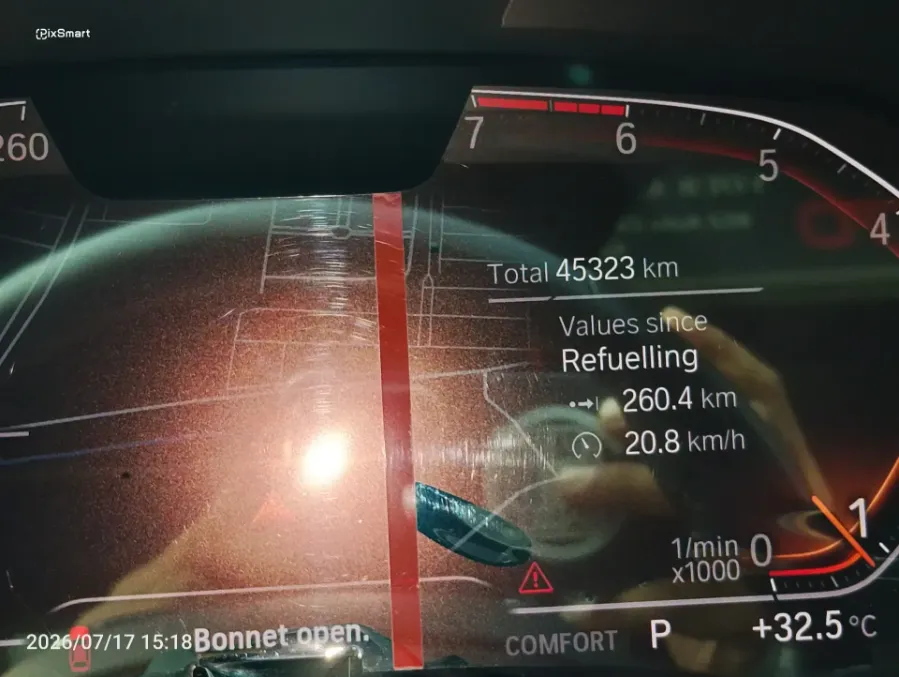 Foto Mobil Bekas Odometer BMW 320i 2.0 tahun 2019