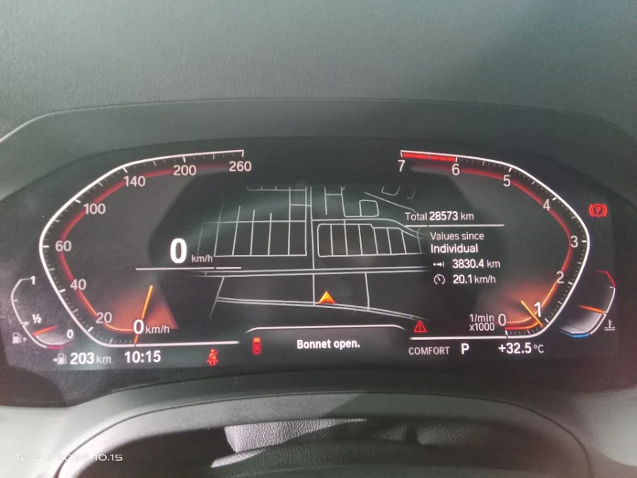 Foto Mobil Bekas Odometer BMW 320i 2.0 tahun 2020