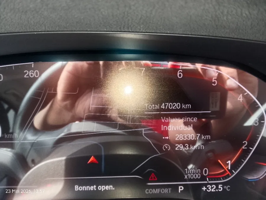 Foto Mobil Bekas Odometer BMW 320i 2.0 tahun 2021