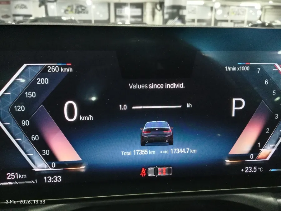 Foto Mobil Bekas Odometer BMW 320i 2.0 tahun 2023