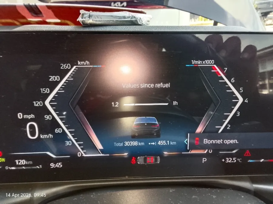Foto Mobil Bekas Odometer BMW 320i 2.0 tahun 2024