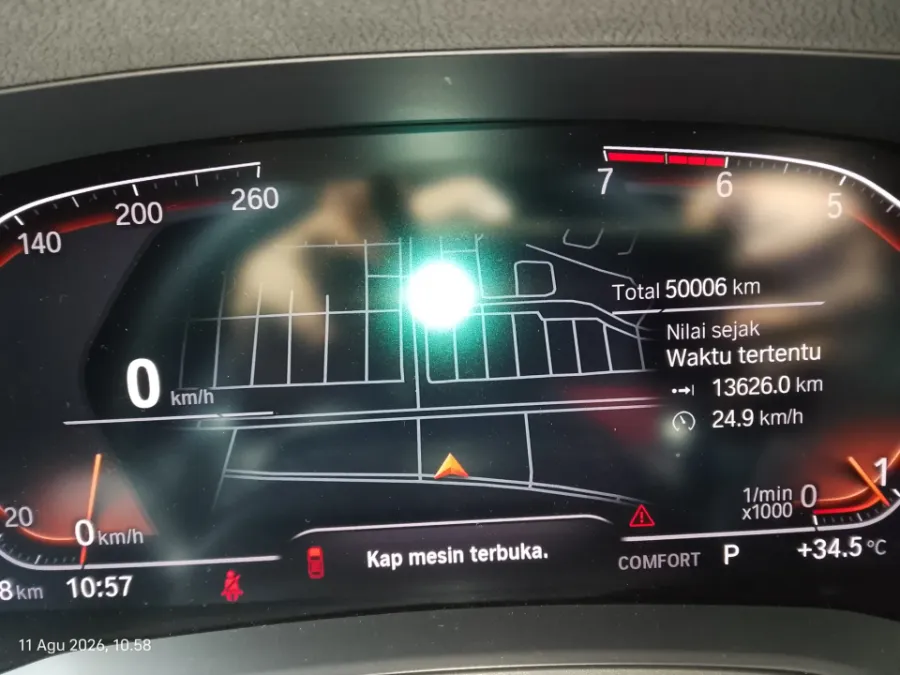 Foto Mobil Bekas Odometer BMW 320i 2.0 M Sport tahun 2020
