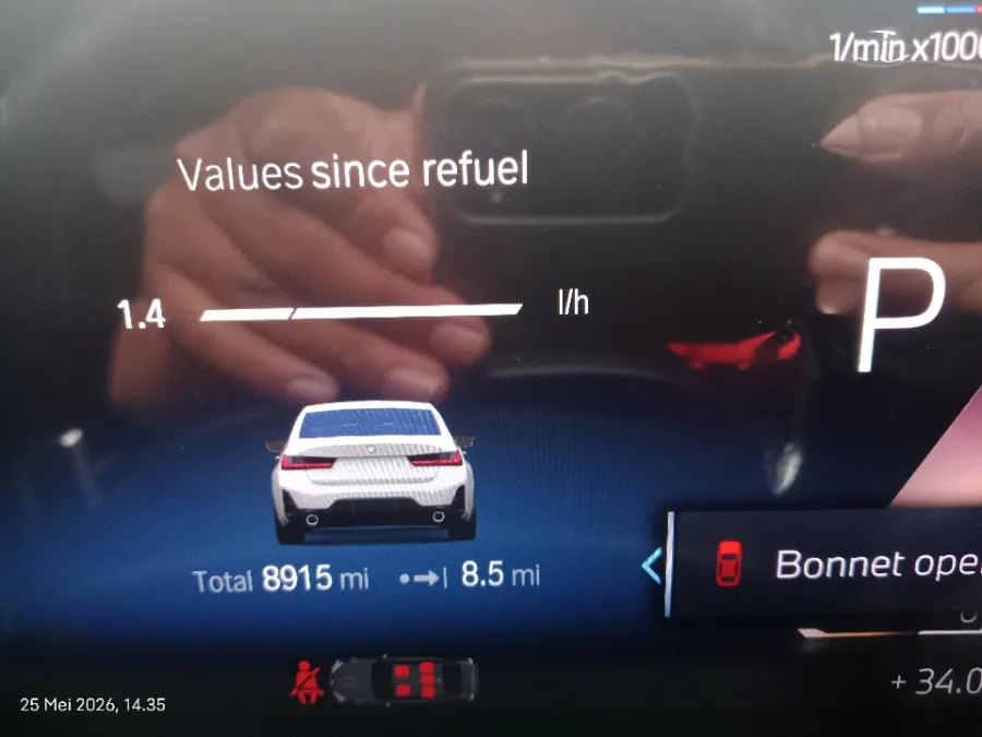 Foto Mobil Bekas Odometer BMW 330i 2.0 tahun 2024