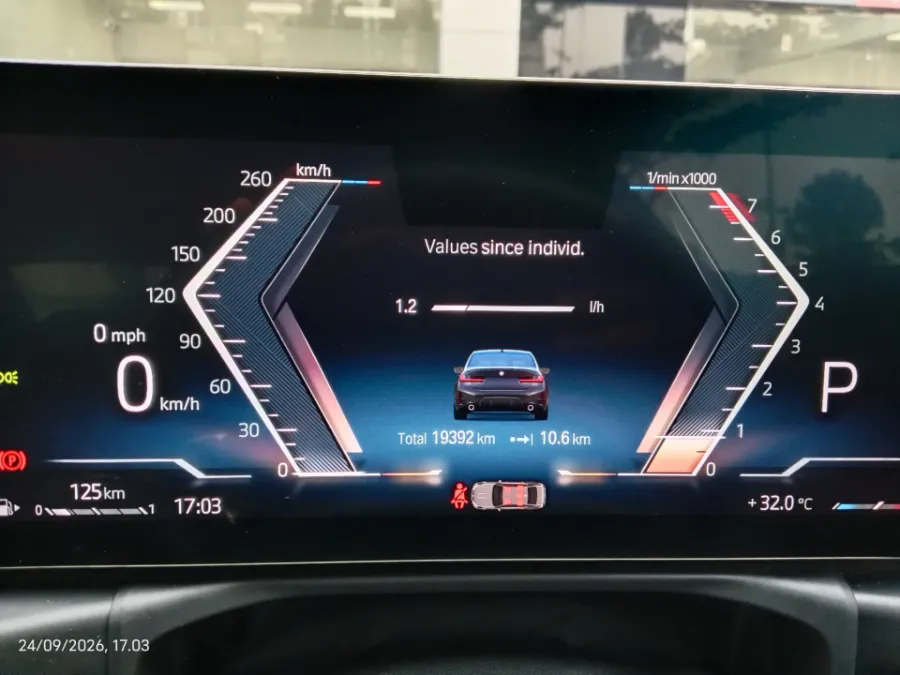 Foto Mobil Bekas Odometer BMW 330i 2.0 tahun 2024