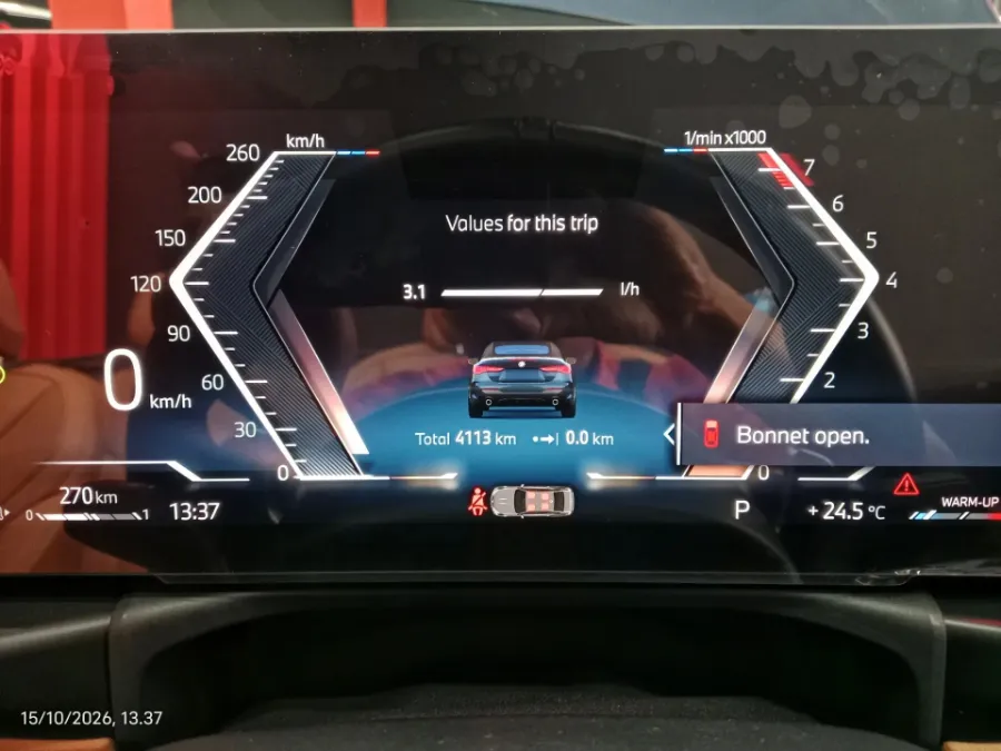 Foto Mobil Bekas Odometer BMW 430i 2.0 tahun 2024