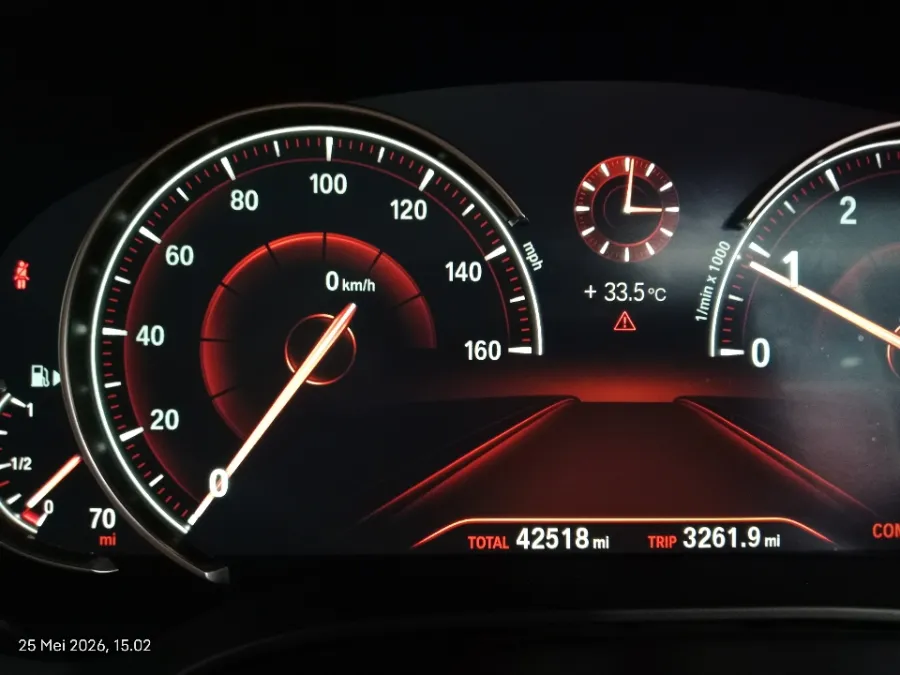 Foto Mobil Bekas Odometer BMW 520i 2.0 tahun 2018