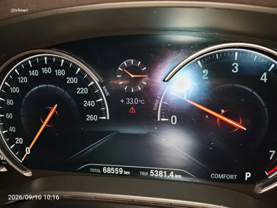 Foto Mobil Bekas Odometer BMW 520i 2.0 tahun 2018
