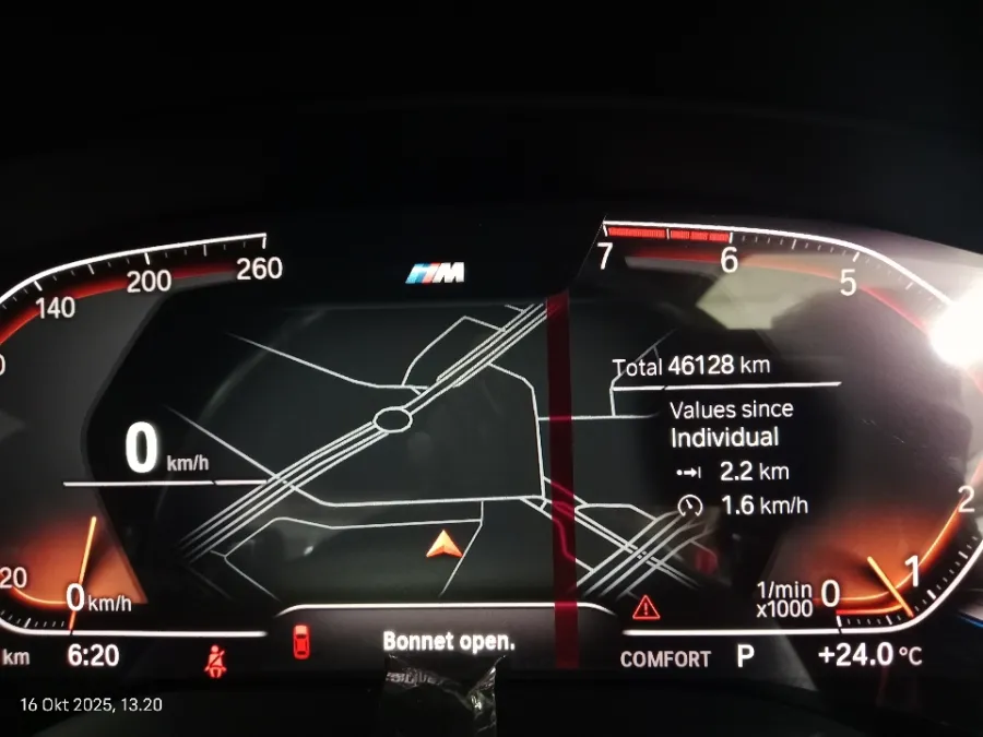 Foto Mobil Bekas Odometer BMW 520i 2.0 tahun 2020