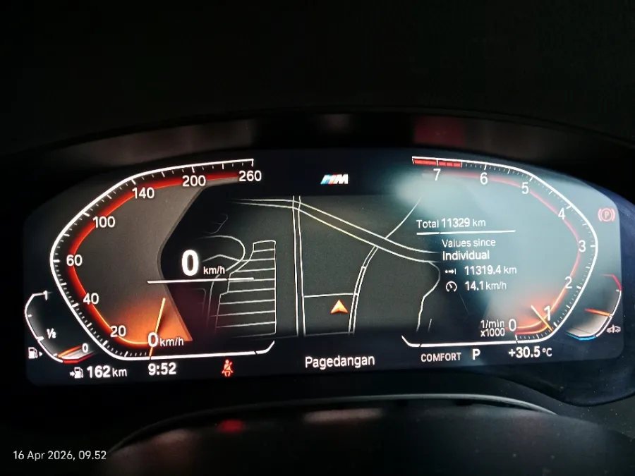 Foto Mobil Bekas Odometer BMW 520i 2.0 tahun 2023