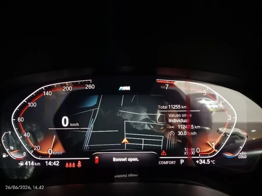 Foto Mobil Bekas Odometer BMW 520i 2.0 tahun 2023