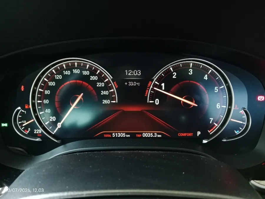 Foto Mobil Bekas Odometer BMW 530i 2.0 tahun 2018