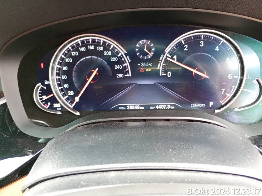Foto Mobil Bekas Odometer BMW 530i 2.0 tahun 2018