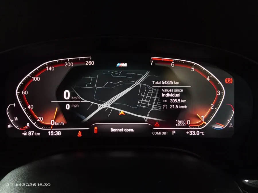 Foto Mobil Bekas Odometer BMW 530i 2.0 tahun 2020