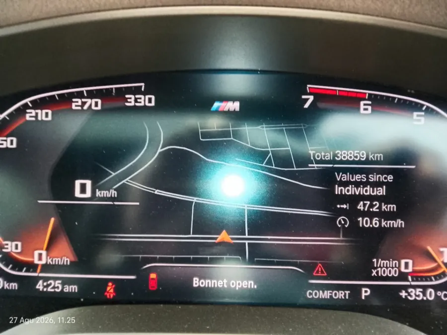 Foto Mobil Bekas Odometer BMW 530i 2.0 M Sport tahun 2019