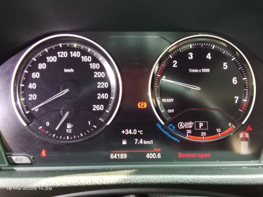 Foto Mobil Bekas Odometer BMW X1 1.5 Sdrive18i tahun 2018