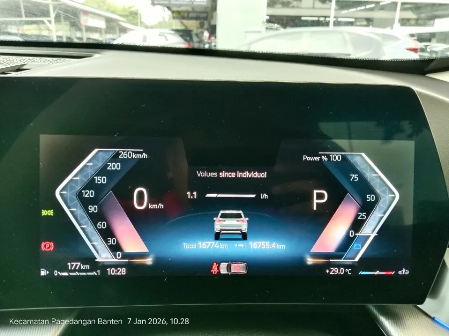 Foto Mobil Bekas Odometer BMW X1 1.5 Sdrive18i tahun 2024