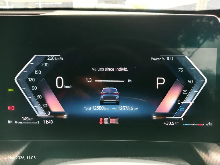 Foto Mobil Bekas Odometer BMW X1 1.5 Sdrive18i tahun 2024