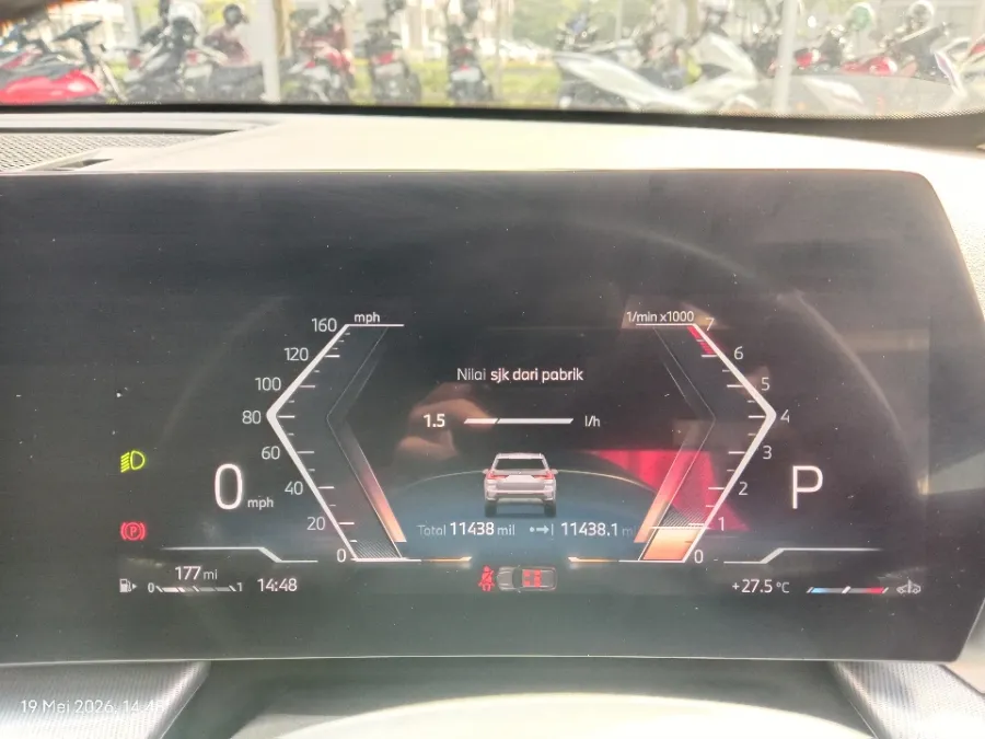 Foto Mobil Bekas Odometer BMW X1 1.5 Sdrive18i tahun 2024