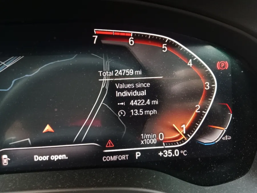 Foto Mobil Bekas Odometer BMW X3 2.0 Xdrive20i Xline tahun 2021