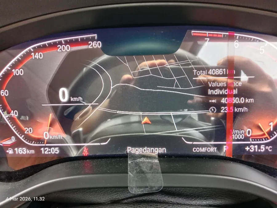 Foto Mobil Bekas Odometer BMW X3 2.0 Xdrive20i Xline tahun 2023