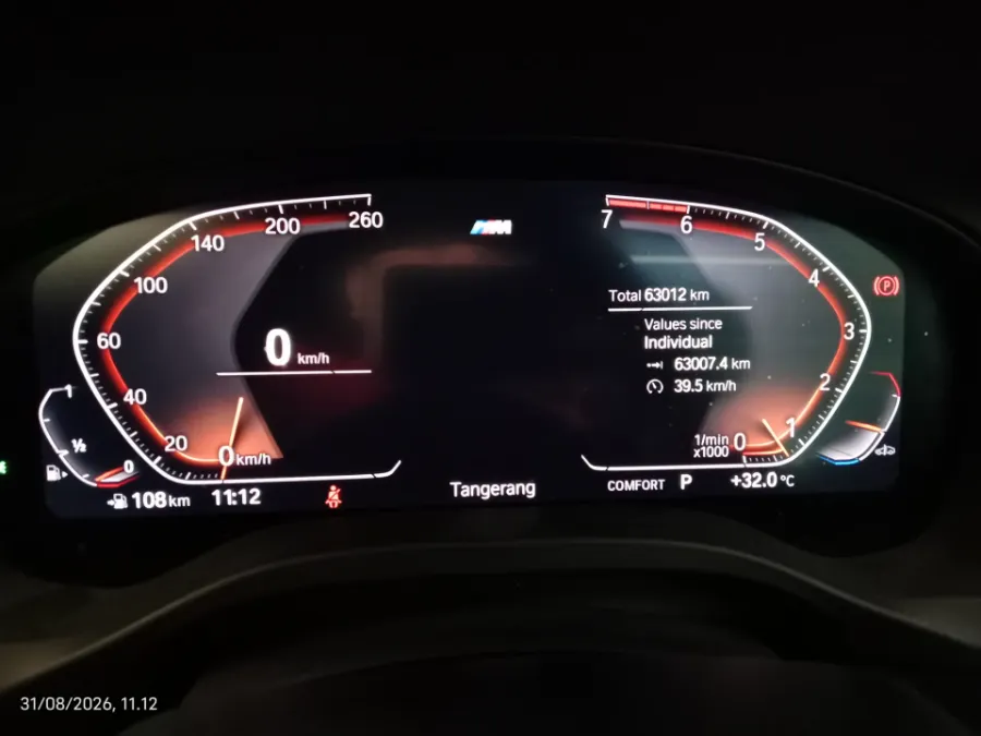 Foto Mobil Bekas Odometer BMW X3 2.0 Xdrive30i tahun 2021