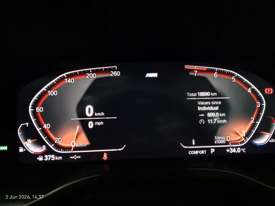 Foto Mobil Bekas Odometer BMW X3 2.0 Xdrive30i tahun 2022