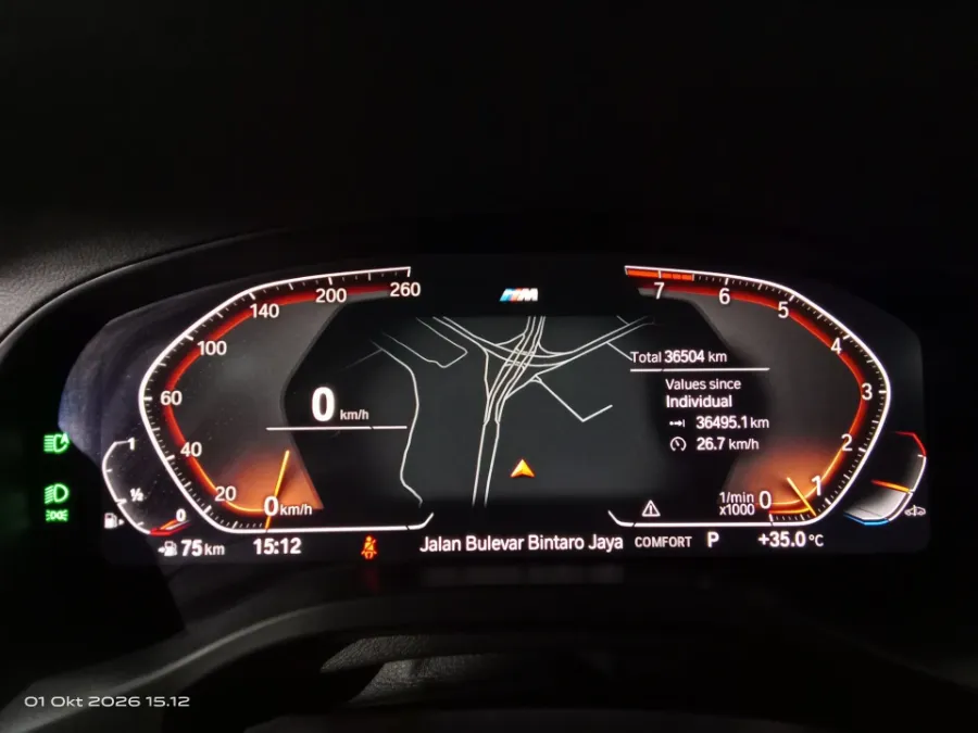 Foto Mobil Bekas Odometer BMW X3 2.0 Xdrive30i tahun 2023