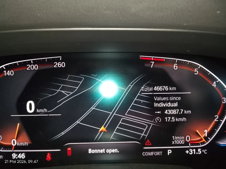 Foto Mobil Bekas Odometer BMW X5 3.0 Xdrive40i Xline tahun 2019
