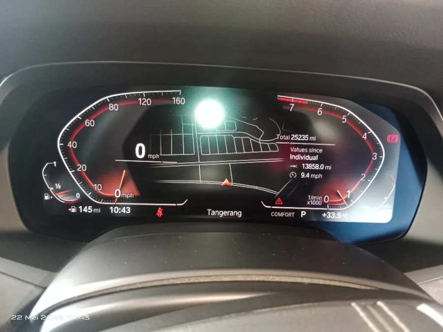 Foto Mobil Bekas Odometer BMW X5 3.0 Xdrive40i Xline tahun 2020