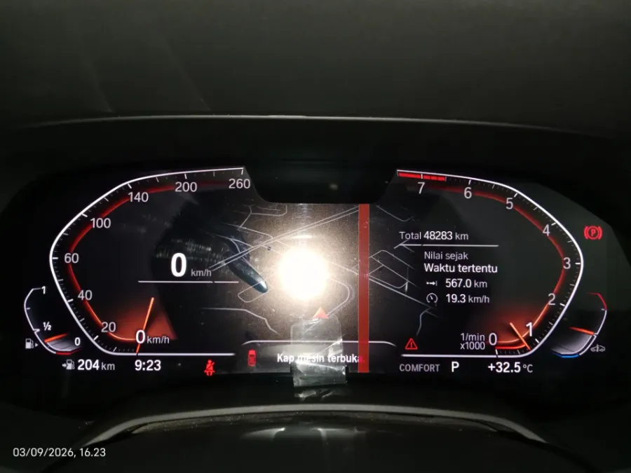 Foto Mobil Bekas Odometer BMW X5 3.0 Xdrive40i Xline tahun 2020