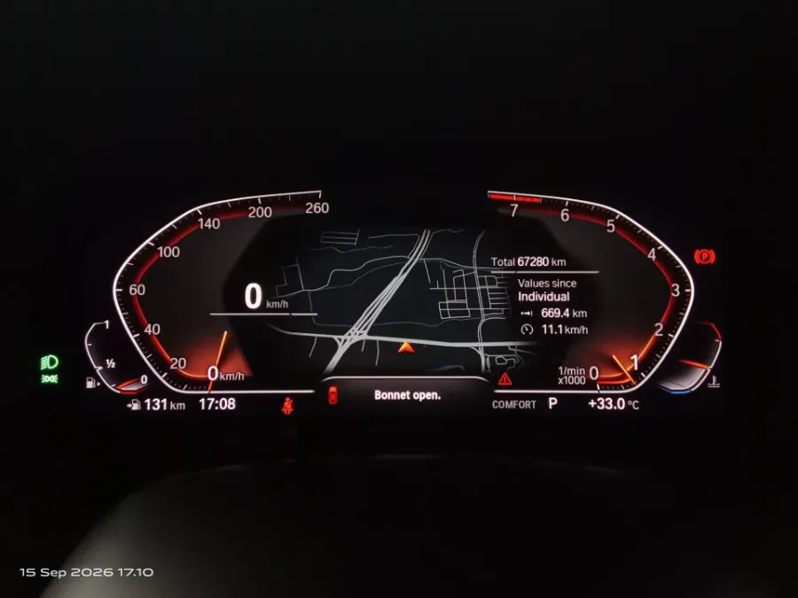 Foto Mobil Bekas Odometer BMW X5 3.0 Xdrive40i Xline tahun 2020