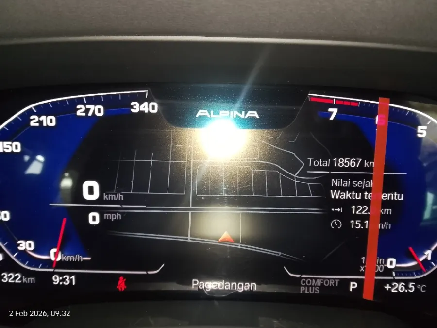 Foto Mobil Bekas Odometer BMW X5 3.0 Xdrive40i Xline tahun 2022