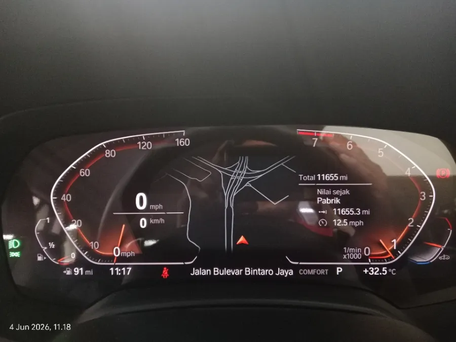 Foto Mobil Bekas Odometer BMW X5 3.0 Xdrive40i Xline tahun 2023