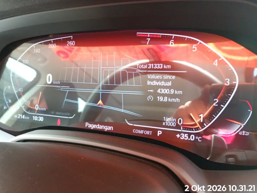 Foto Mobil Bekas Odometer BMW X5 3.0 Xdrive40i Xline tahun 2023