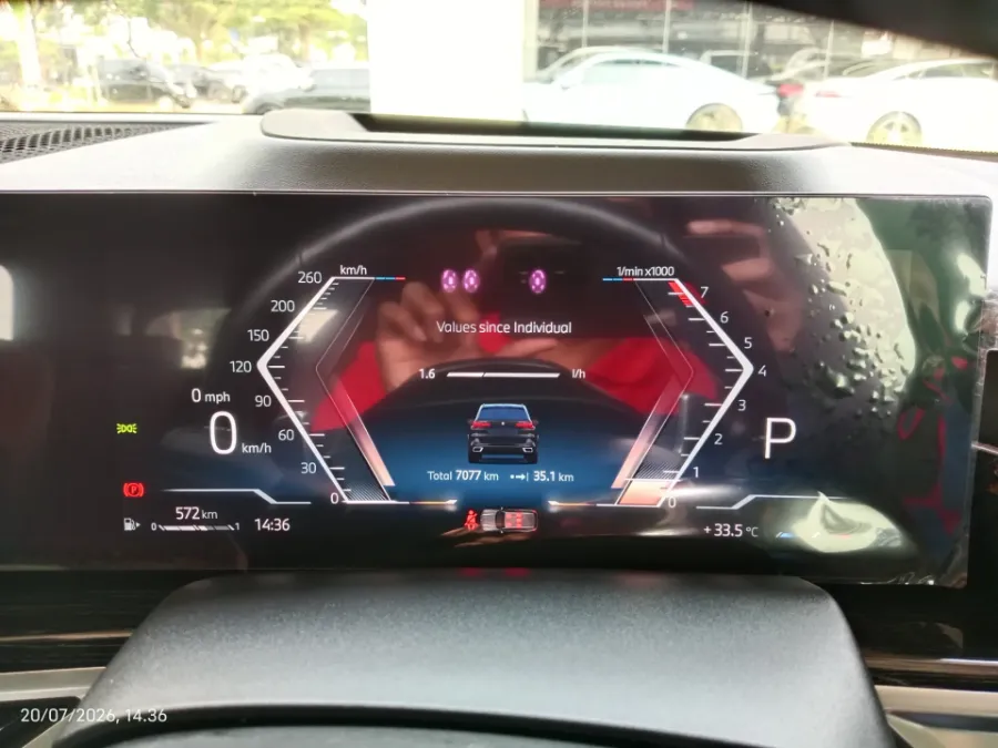 Foto Mobil Bekas Odometer BMW X5 3.0 Xdrive40i Xline tahun 2024