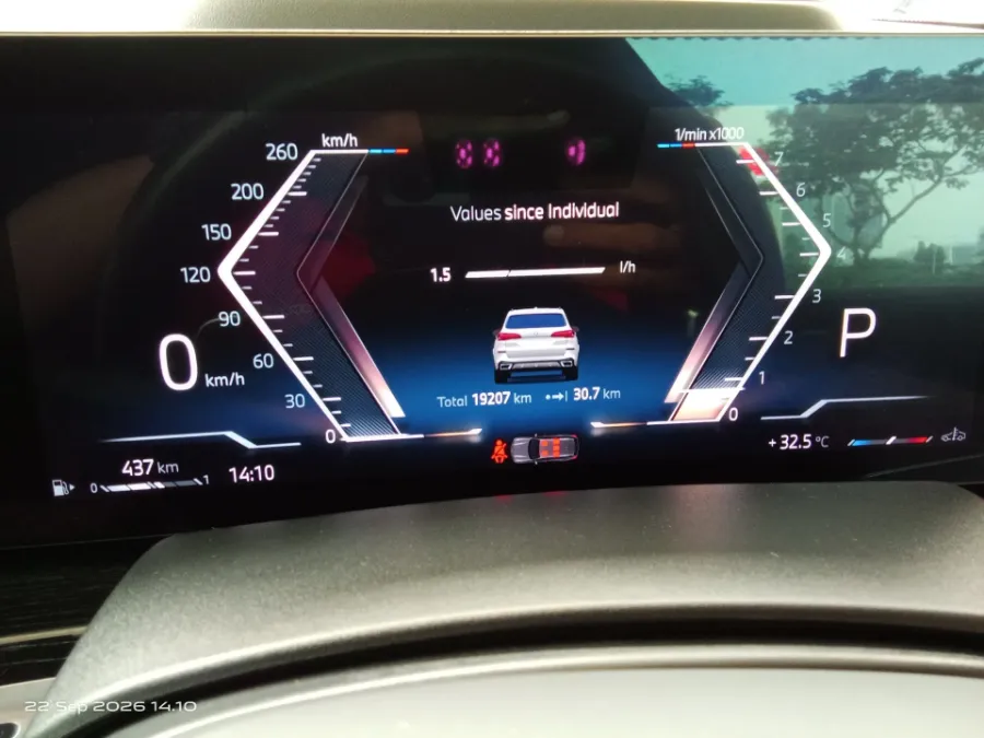 Foto Mobil Bekas Odometer BMW X5 3.0 Xdrive40i Xline tahun 2024