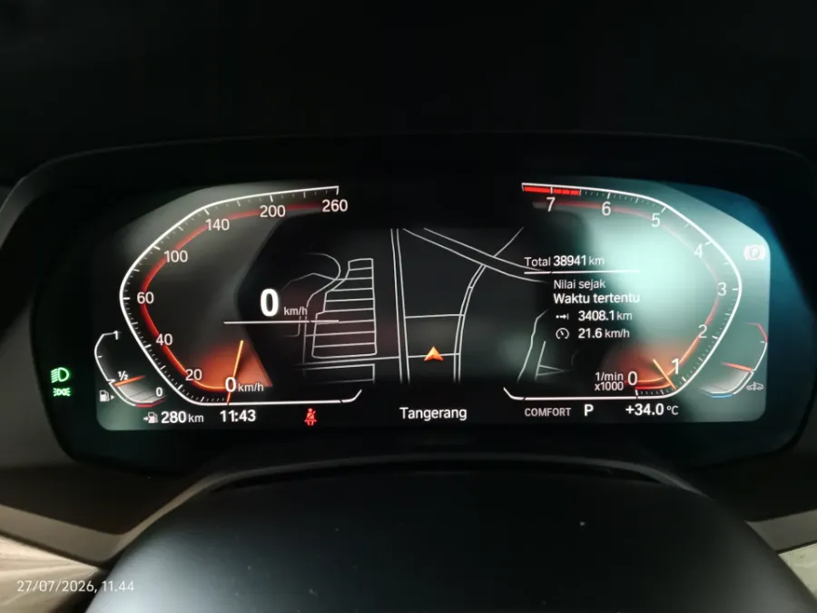 Foto Mobil Bekas Odometer BMW X7 3.0 xDrive40i tahun 2020