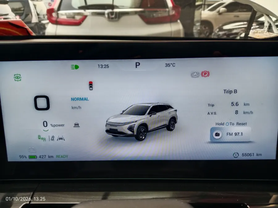 Foto Mobil Bekas Odometer Chery E5 Luxury tahun 2024