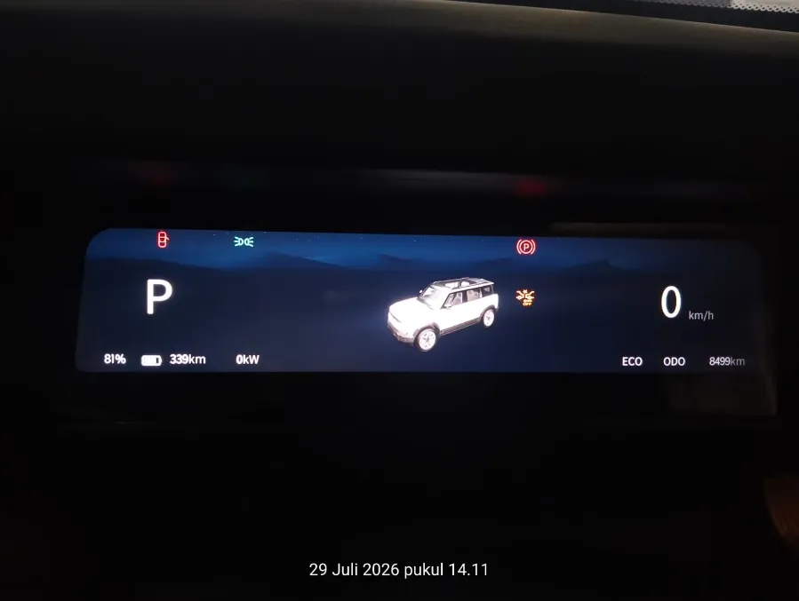 Foto Mobil Bekas Odometer Chery J6 (iCar 03) IWD tahun 2025