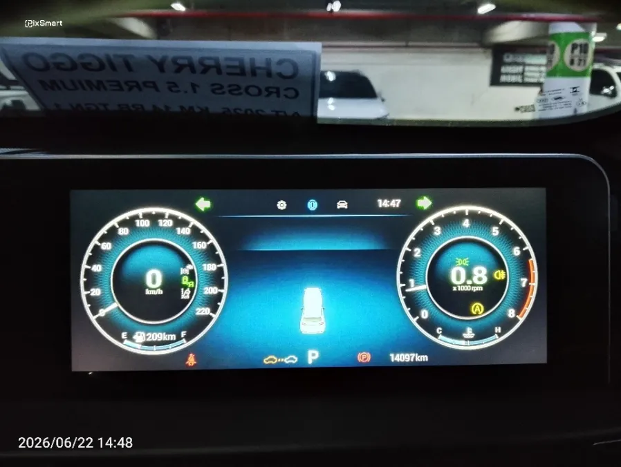 Foto Mobil Bekas Odometer Chery Tiggo Cross 1.5 Comfort tahun 2025