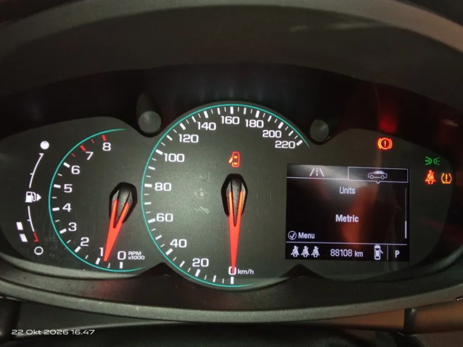 Foto Mobil Bekas Odometer Chevrolet Trax 1.4 LTZ tahun 2017
