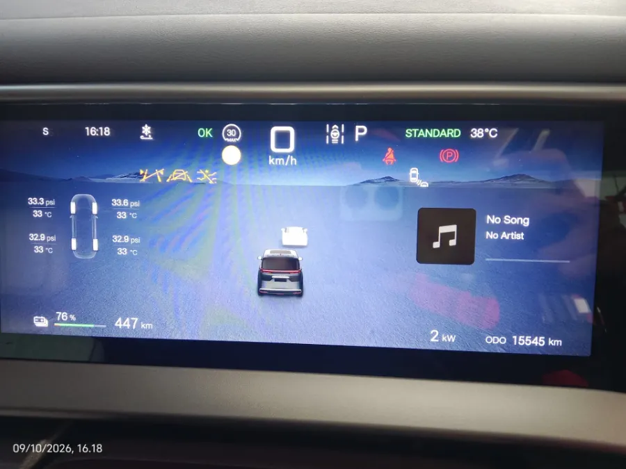 Foto Mobil Bekas Odometer Denza D9 Standard tahun 2025