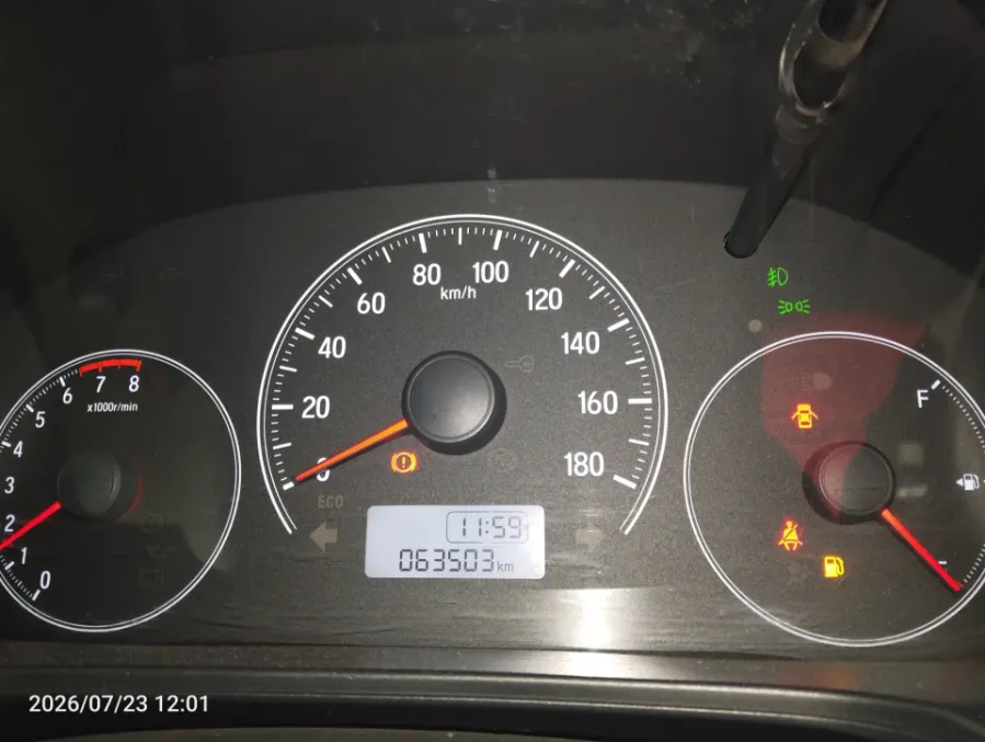 Foto Mobil Bekas Odometer Honda Brio 1.2 E tahun 2019