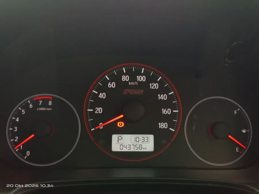 Foto Mobil Bekas Odometer Honda Brio 1.2 RS tahun 2021