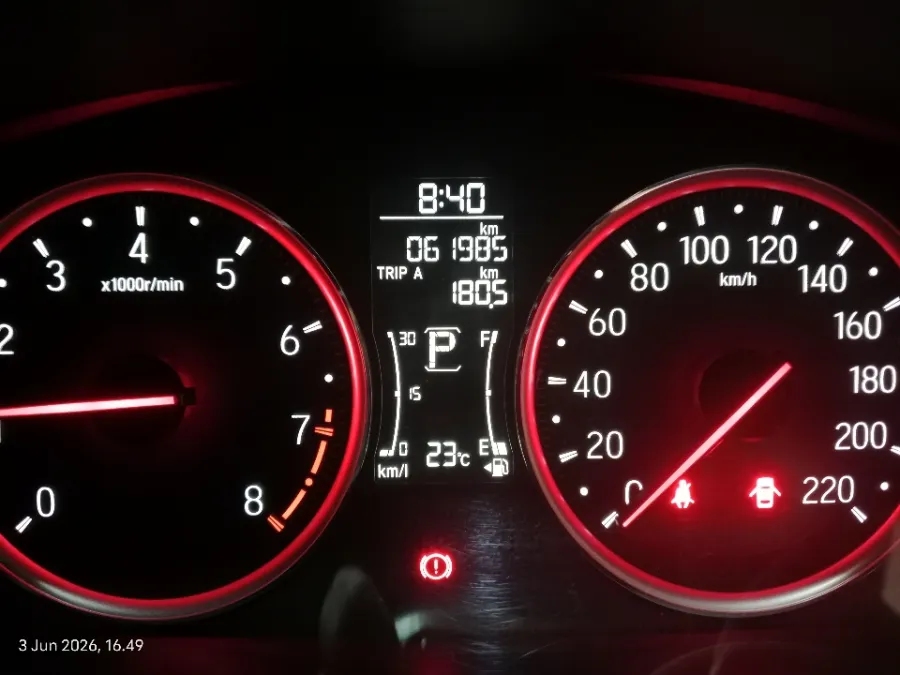 Foto Mobil Bekas Odometer Honda City 1.5 RS Hatchback tahun 2021