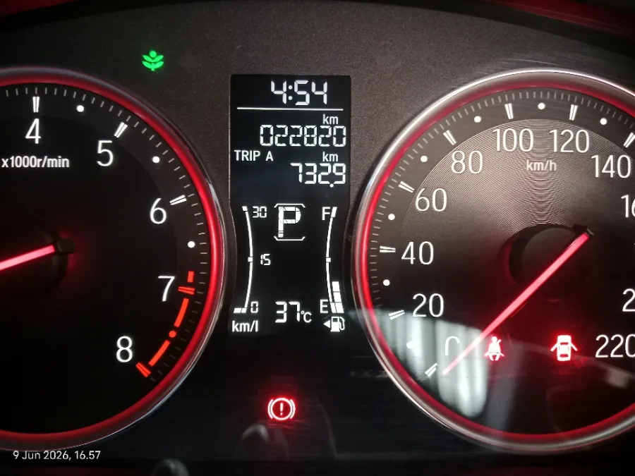 Foto Mobil Bekas Odometer Honda City 1.5 RS Hatchback tahun 2021