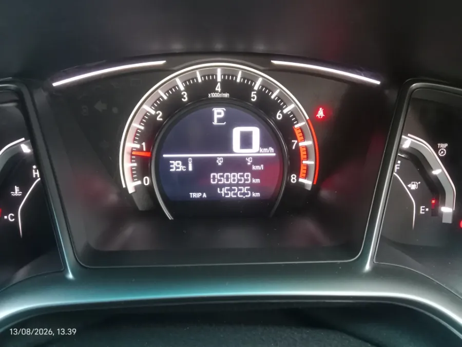 Foto Mobil Bekas Odometer Honda Civic 1.5 Turbo tahun 2019