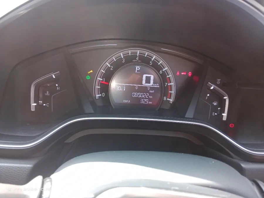 Foto Mobil Bekas Odometer Honda CR-V 1.5 Turbo Prestige tahun 2017