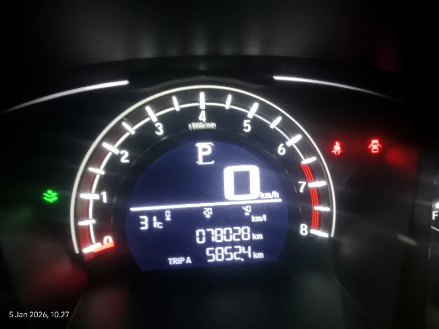 Foto Mobil Bekas Odometer Honda CR-V 1.5 Turbo Prestige tahun 2018