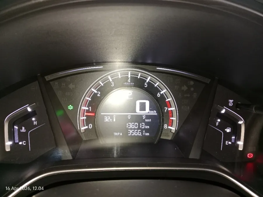 Foto Mobil Bekas Odometer Honda CR-V 1.5 Turbo Prestige tahun 2018